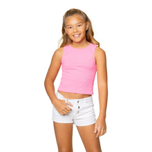 Load image into Gallery viewer, Malibu Sugar Ribbed Crop Sports Tank Top