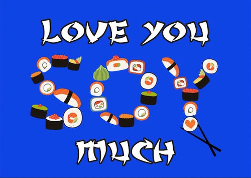 Love You Soy Much (Sushi) Camp Card