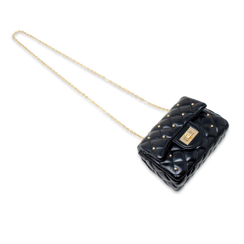 Quilted Stud Mini Bag