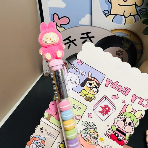 Labubu Flocking Deco Gel Pen