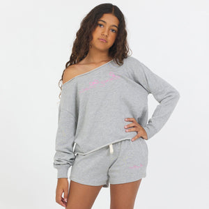 Grey NY Bow Short