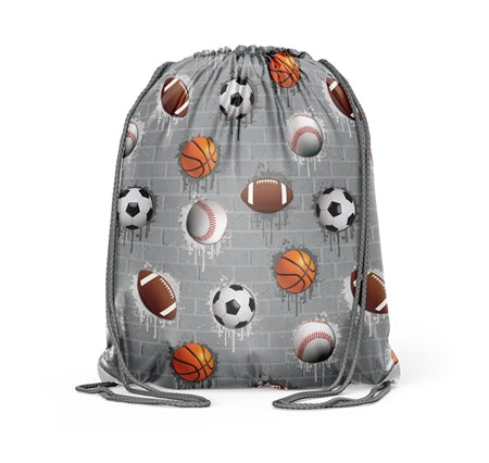 Sports City Drawstring Sling Bags