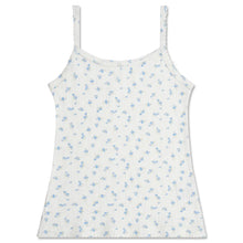 Load image into Gallery viewer, Blue Floral Pointelle Tank Top and Short Set