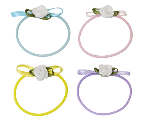 Emi Jay Ponytail Holder Set - Baby Rosette
