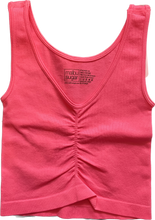 Load image into Gallery viewer, V Neck Tank Top with Front Ruching