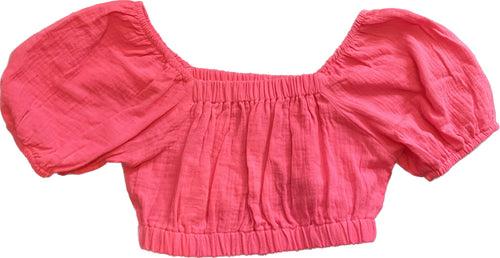 Bubble Pink Elastic Top