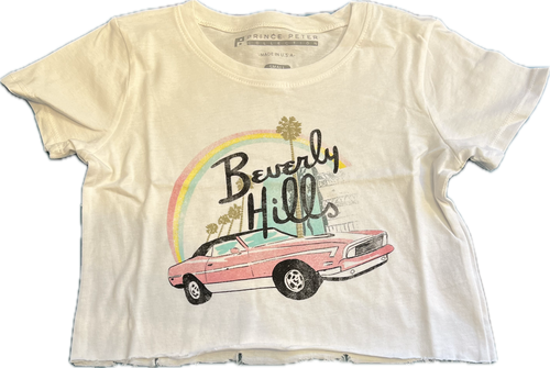 Beverly Hills Roadster Crop Tee