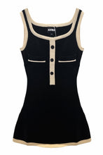 Load image into Gallery viewer, Whitney Color Block Pleated Sleeveless Dress