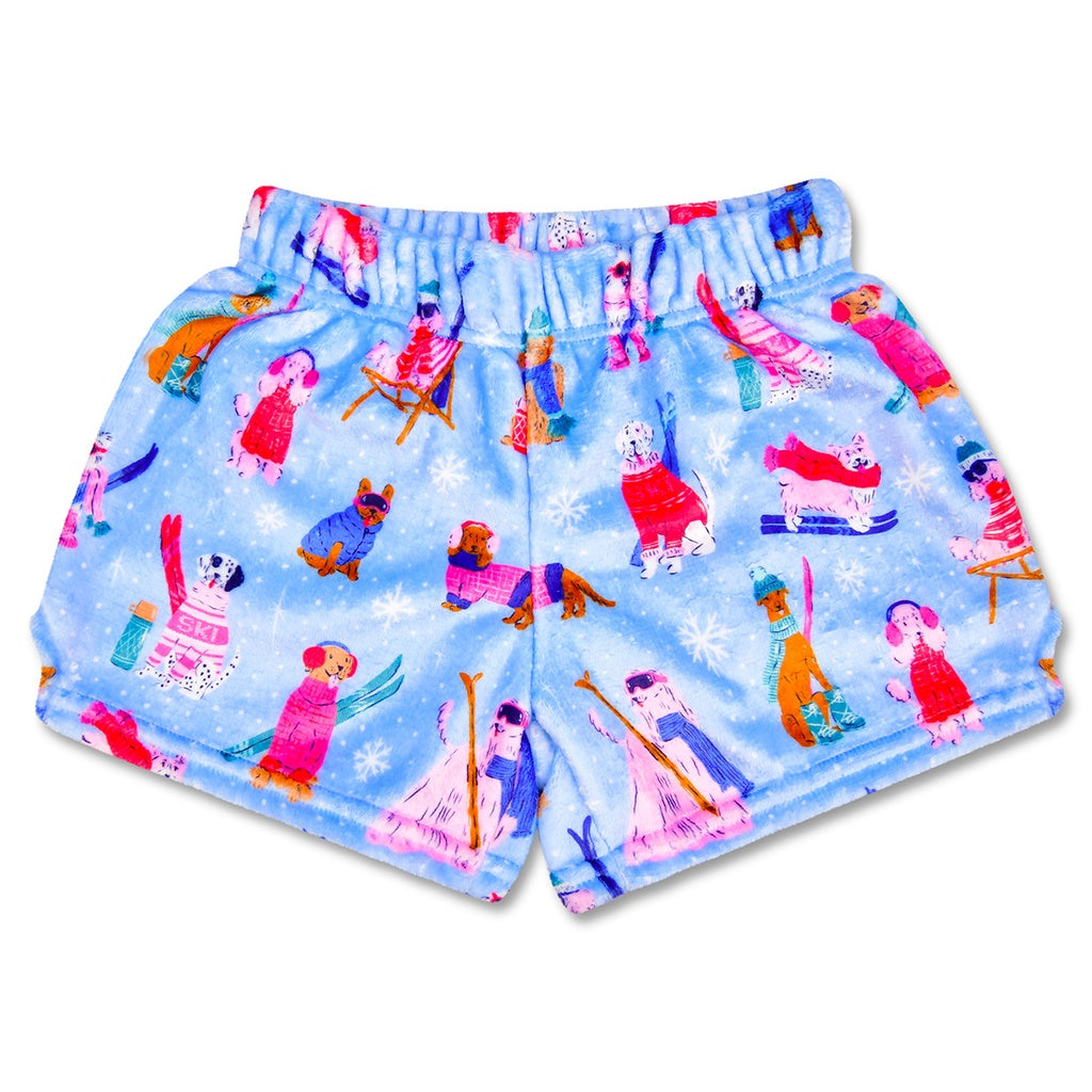 Ski Dogs Plush Shorts