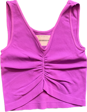 Load image into Gallery viewer, V Neck Tank Top with Front Ruching