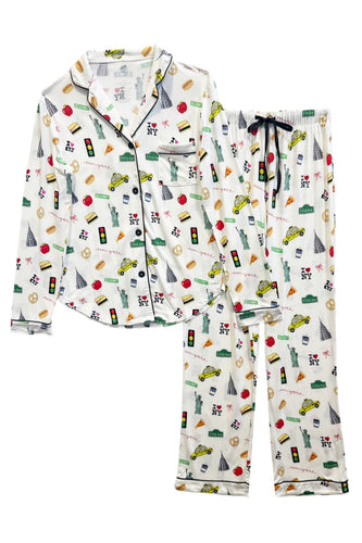 New York Print Maia Lounge Set - Junior
