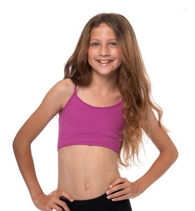 Tween Solid Bandeau Bra Cami