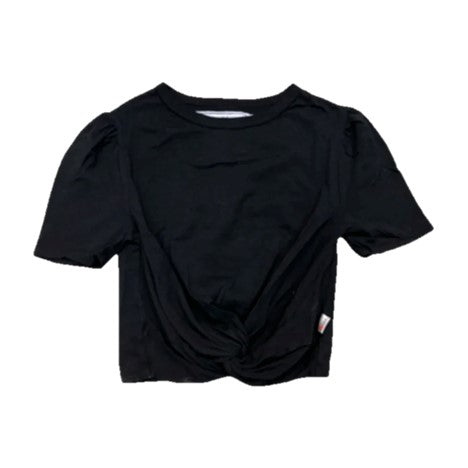 Puff Sleeve Knotted Tee