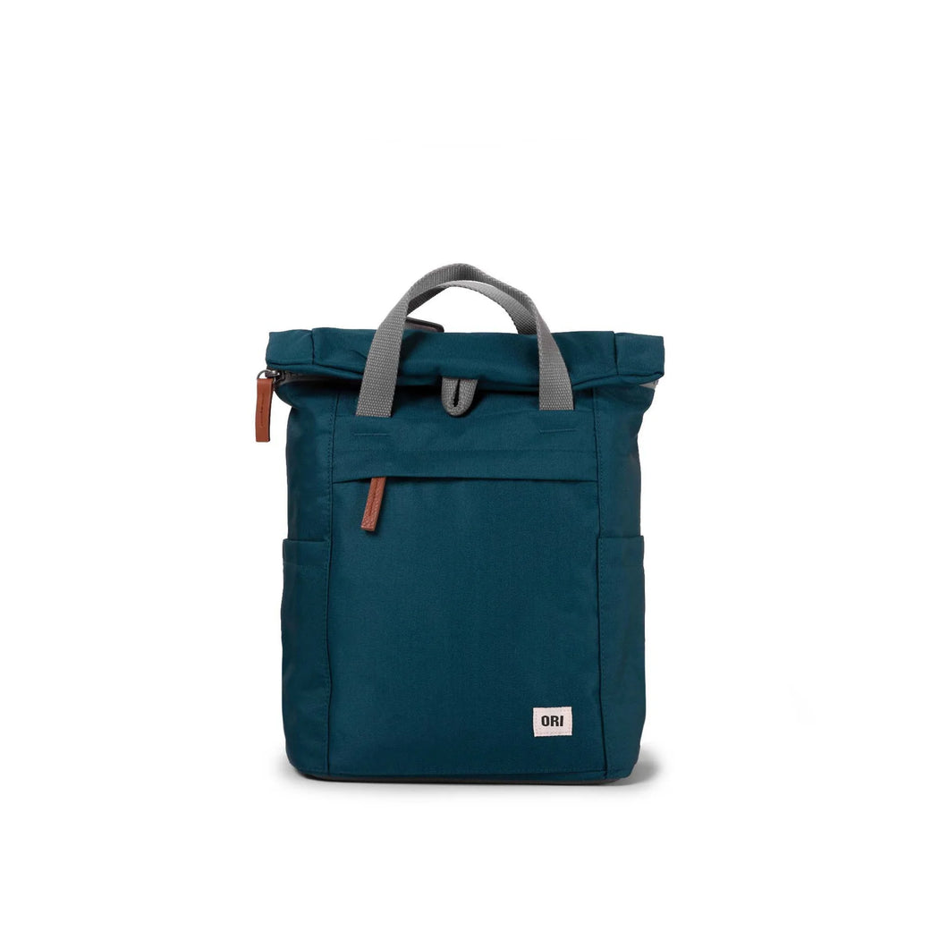 Finchley A Large Recycled Canvas Backpack - Teal