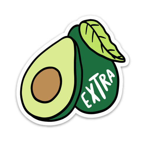 Avocado Extra Sticker