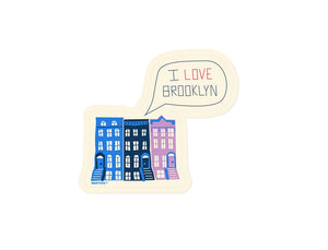 Brooklyn Brownstone Sticker