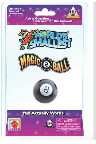 World's Smallest Magic 8 Ball