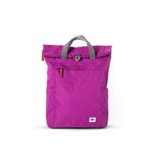 Load image into Gallery viewer, Finchley A Medium Recycled Canvas Backpack - Violet