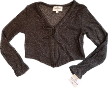 Load image into Gallery viewer, Knit Rib Tie Cardigan