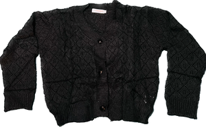 Black Knit Cardigan