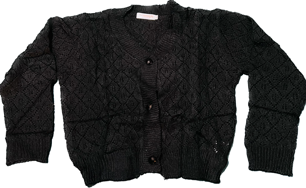 Black Knit Cardigan
