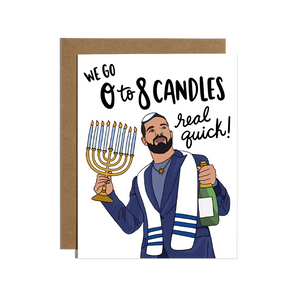 0 To 8 Candles Real Quick Hanukkah