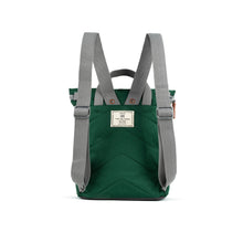 Load image into Gallery viewer, Finchley A Medium Recycled Canvas Backpack - Forest