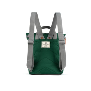 Finchley A Medium Recycled Canvas Backpack - Forest