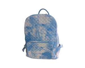 Tie Dye Denim Blue Backpack