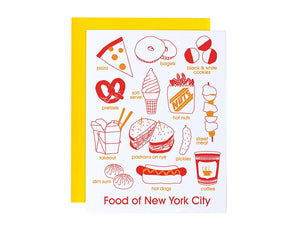 NYC Foodie Greeting Card