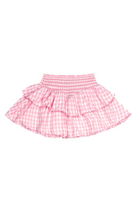 Pink Gingham Brooke Skirt