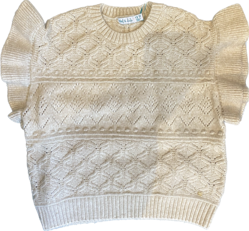 Eyelet Knit Vest