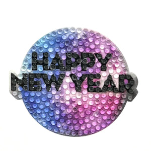 Happy New Year 2" Stickerbean