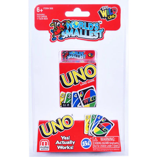 World's Smallest Uno Card Game