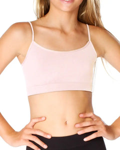 Tween Solid Bandeau Bra Cami