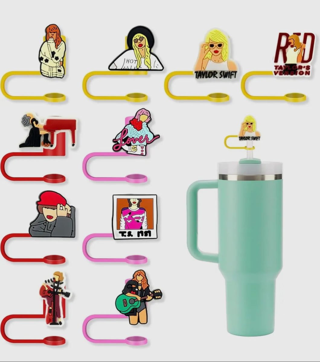 Taylor Swift Straw Toppers