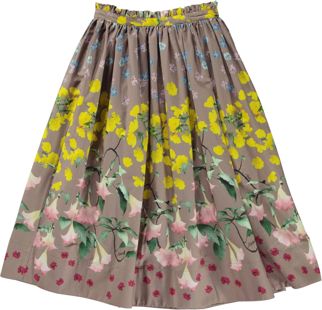 Brisa Flower Stripe Skirt