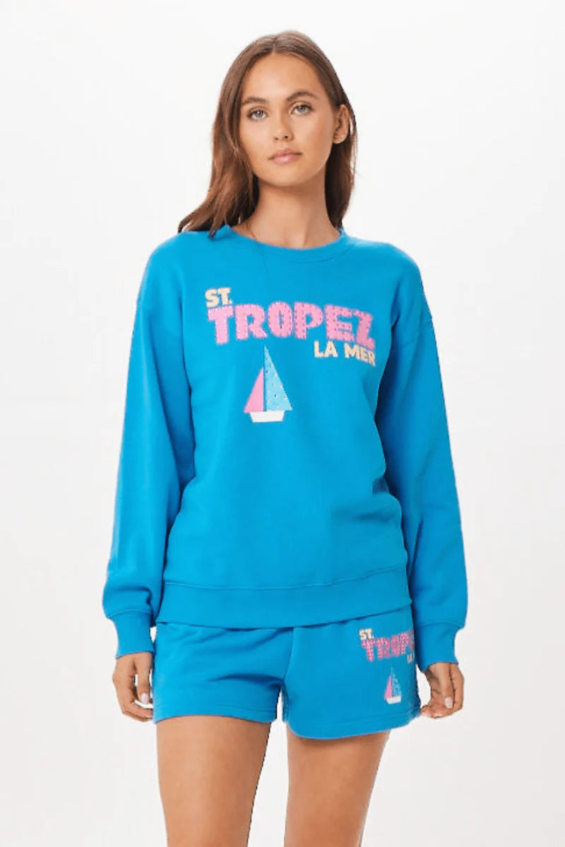 St. Tropez Stone Crewneck Sweatshirt