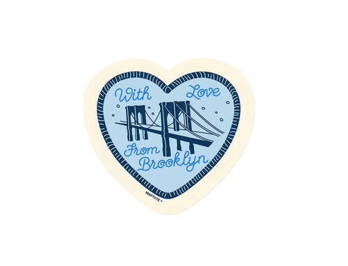 Brooklyn with Love Sticker