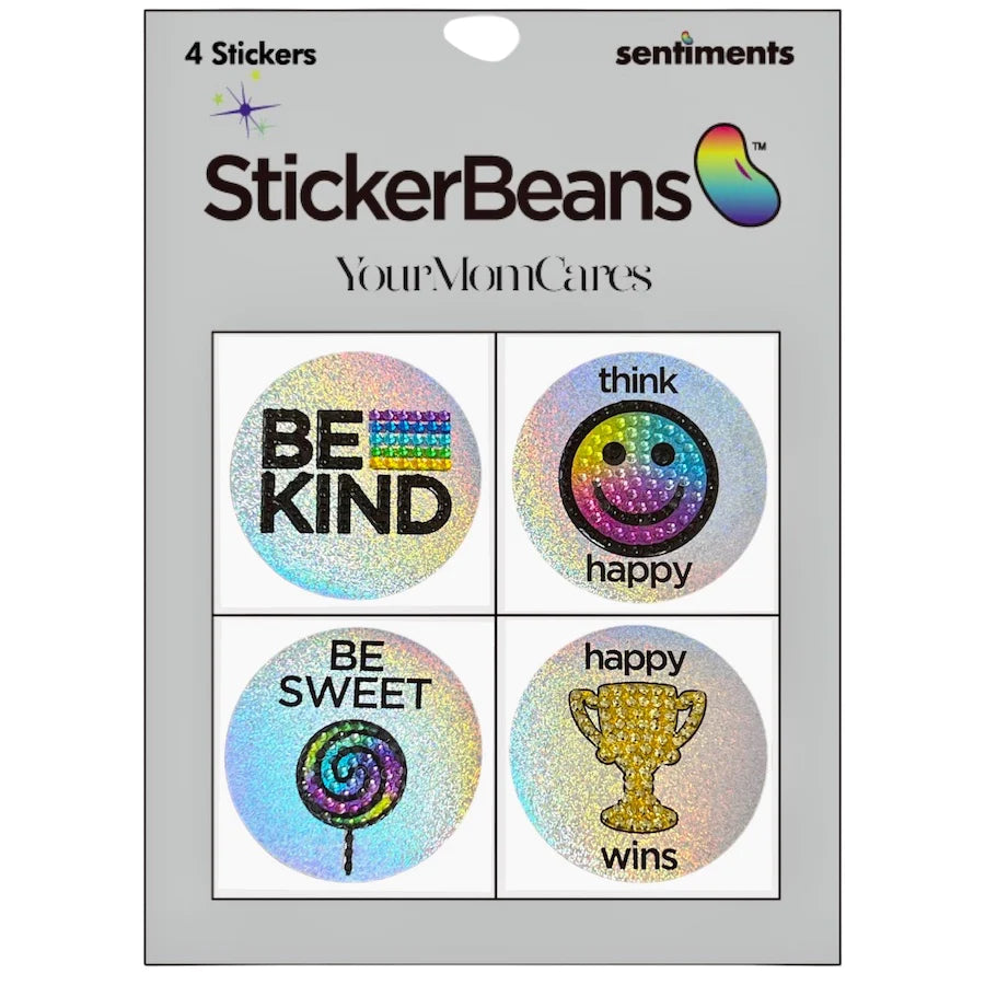 Positivity Sentiments Stickerbean Set