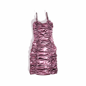 Metallic Hot Pink Roxy Dress