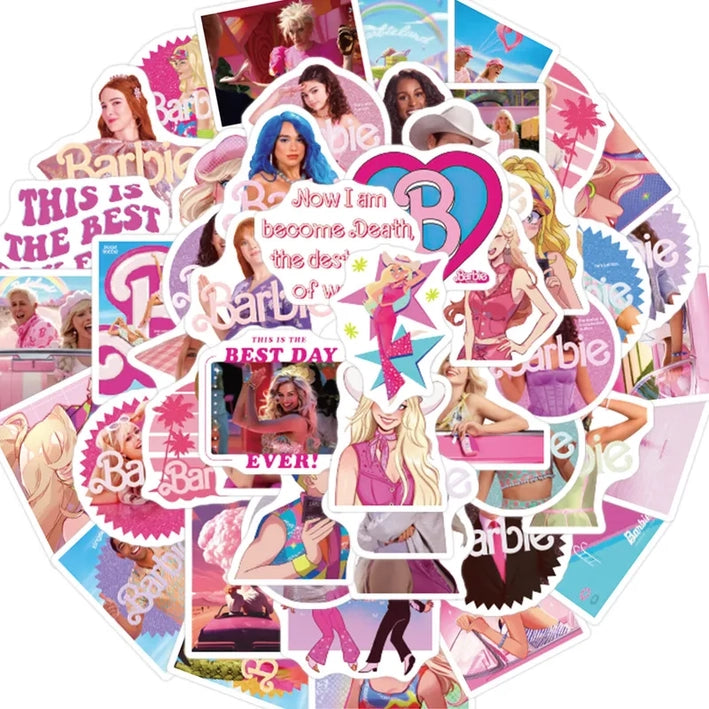 Barbie Movie Assortment of Waterproof Stickers