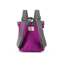 Load image into Gallery viewer, Finchley A Medium Recycled Canvas Backpack - Violet