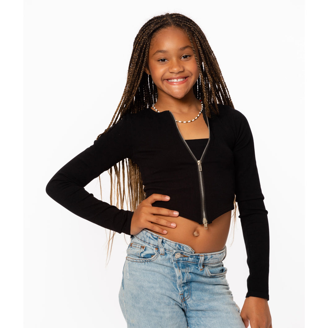 Seamless Zip Up Sweater
