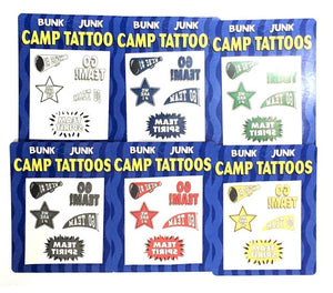 Camp Color War Tattoos