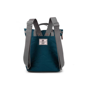 Finchley A Large Recycled Canvas Backpack - Teal