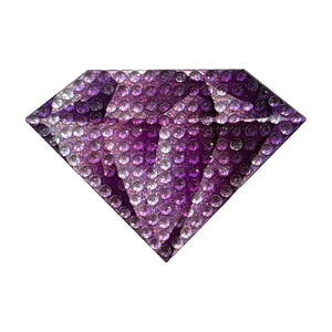 Purple Diamond 2" Stickerbean