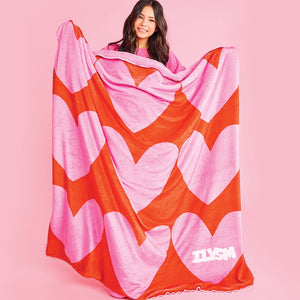 ILYSM Sherpa Lined Blanket