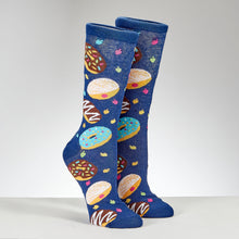 Load image into Gallery viewer, Chanukkah Donut Socks - Adult