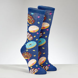 Chanukkah Donut Socks - Adult